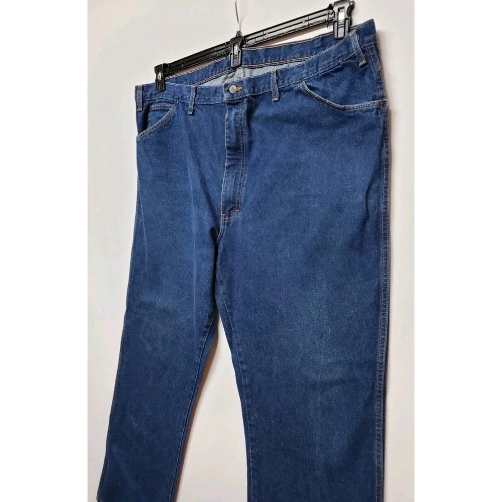 Vintage‎ Dickies Blue Denim Wide Leg Straight Jeans Mens Size 50